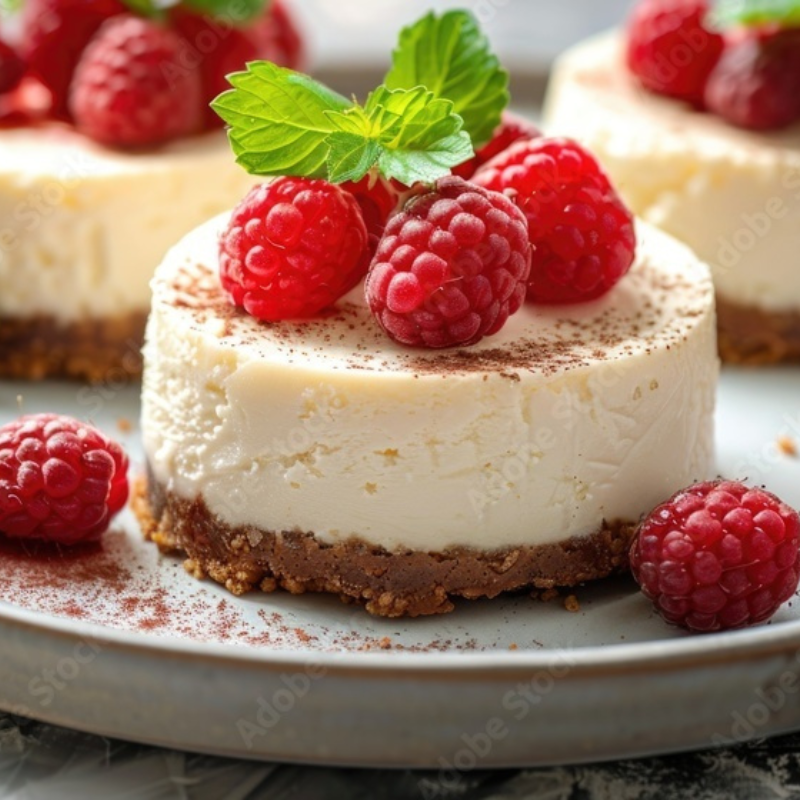 Mini Raspberry Cheesecake