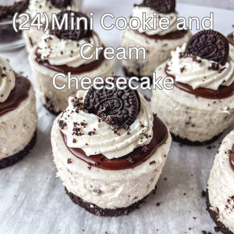 Mini Oreo cheesecake