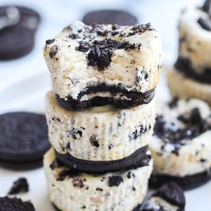 Mini Oreo cheesecake