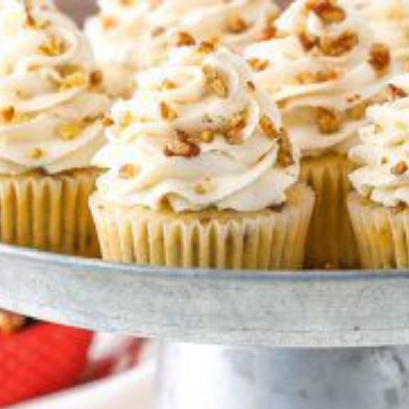 "Butter Pecan Cupcake – Rich, Nutty, and Delicious"